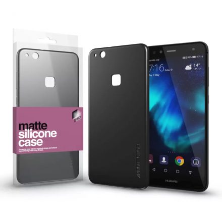 XPRO™ Szilikon matte tok ultravékony fekete Huawei P10 Lite készülékhez