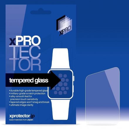 XPRO™ Tempered Glass full 3D Black FG kijelzővédő üveg / üvegfólia Apple Watch 38mm