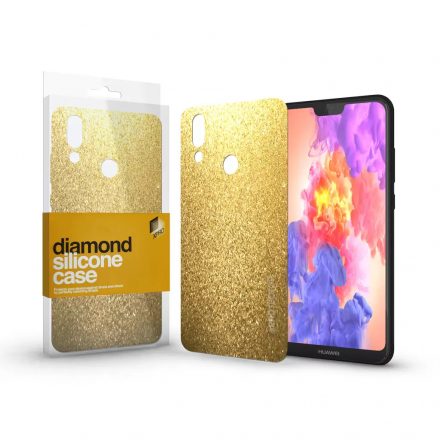 XPRO™ Szilikon tok Diamond Arany Huawei P20 Lite készülékhez