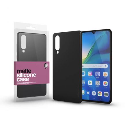 XPRO™ Szilikon matte tok ultravékony fekete Huawei P30 készülékhez