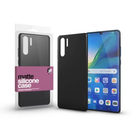 XPRO™ Szilikon matte tok ultravékony fekete Huawei P30 Pro készülékhez