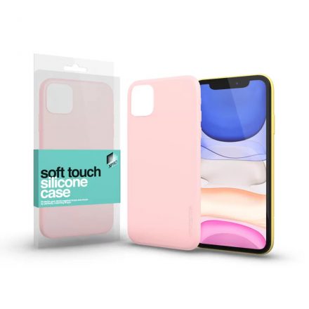 XPROTECTOR iPhone11 puha tapintású púder pink szilikon tok