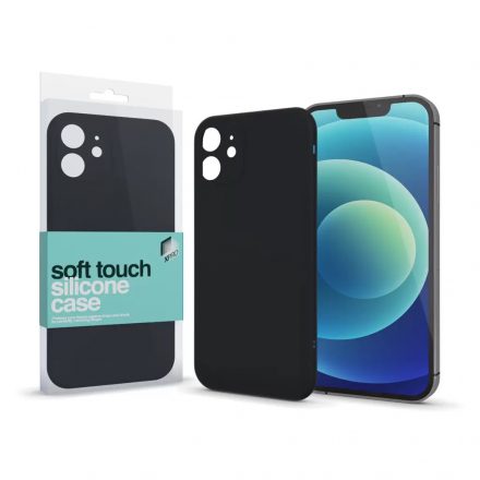 XPRO™ Soft Touch szilikon tok Slim Fekete Apple iPhone X / Xs készülékhez