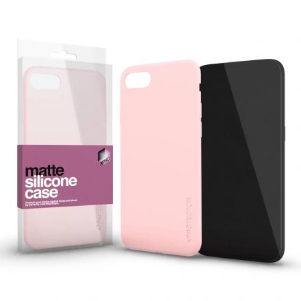 XPRO™ Szilikon matte tok ultravékony pink Samsung S22+ készülékhez