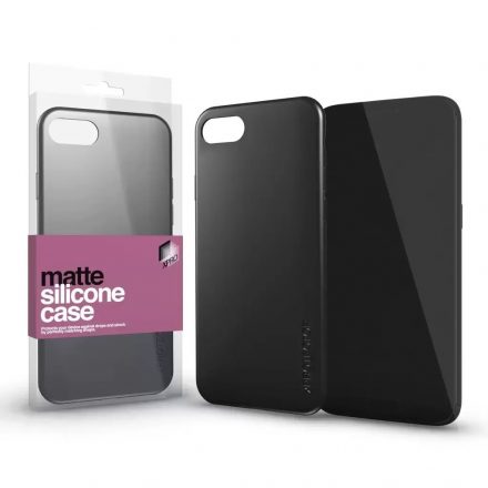 XPRO™ Szilikon matte tok ultravékony fekete Apple iPhone 15 Pro Max készülékhez