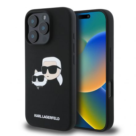 Karl Lagerfeld tok fekete KLHMP16XSKCHPPLK Apple Iphone 16 Pro Max készülékhez