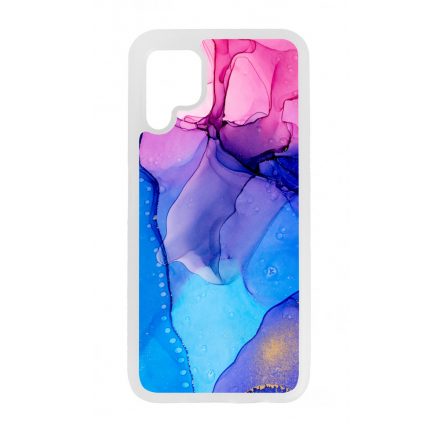 Blue Pink Gradient Ink kek rozsaszin marvanyos Huawei tok