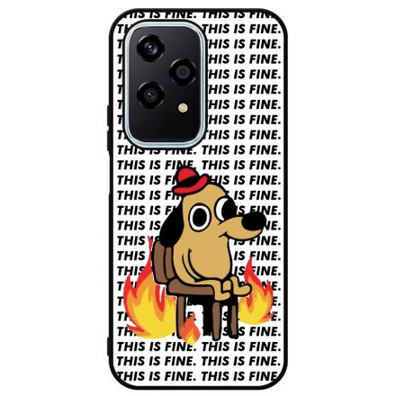 This is fine DOG kutyas meme Honor 200 Lite tok