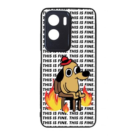 This is fine DOG kutyas meme Honor 90 Lite tok