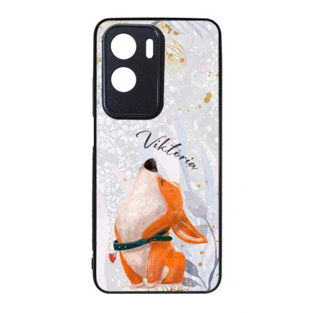 Cuki corgi kutyus - Téli mintás Honor 90 Lite tok