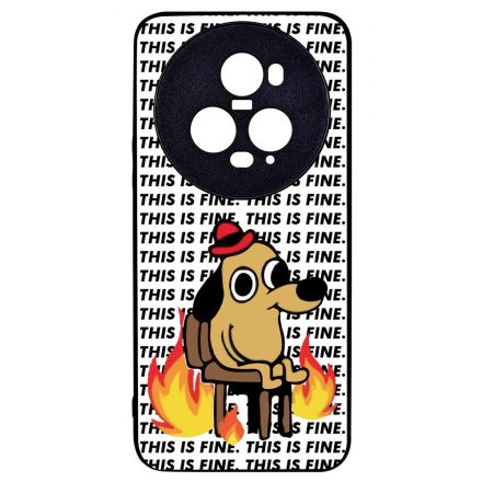 This is fine DOG kutyas meme Honor Magic 5 Pro tok