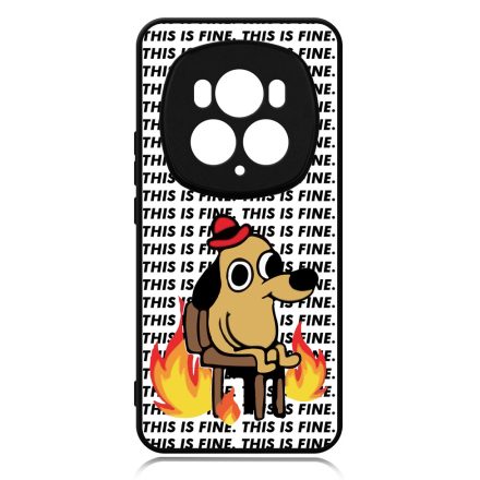 This is fine DOG kutyas meme Honor Magic 6 Pro tok