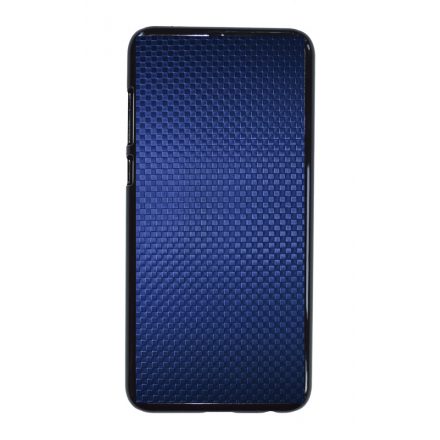 Gyönyörű kék karbon fiber mintás Huawei Mate 10 Lite tok