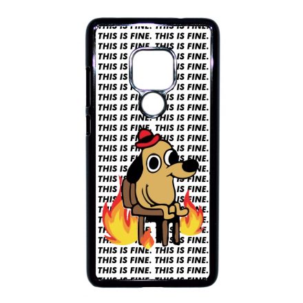 This is fine DOG kutyas meme Huawei Mate 20 tok