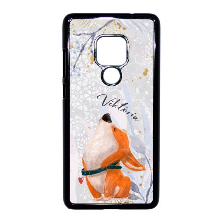 Cuki corgi kutyus - Téli mintás Huawei Mate 20 tok