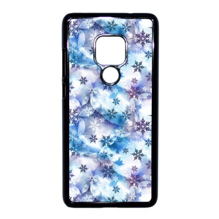 Téli Szépséges Hópihe mintás Huawei Mate 20 tok