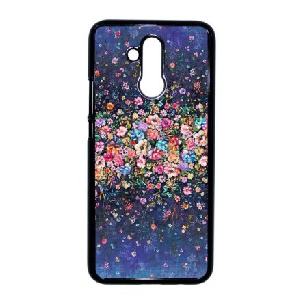 virágos tavaszi art Huawei Mate 20 Lite fekete tok