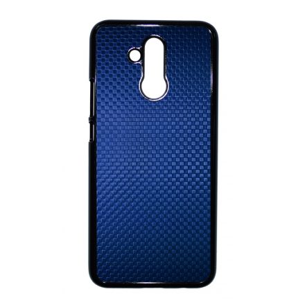 Gyönyörű kék karbon fiber mintás Huawei Mate 20 Lite tok