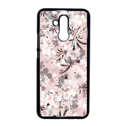 Puderpink tavaszi viragos Huawei Mate 20 Lite tok