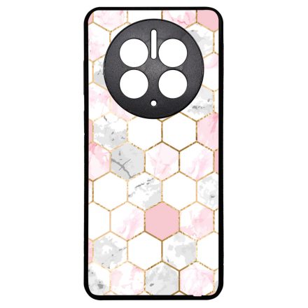 Geometric Rose Gold marvanyos marvany mintas Huawei Mate 50 Pro tok