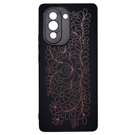 Elegáns Matyó - Rosegold magyar mintás hungarian folk Huawei Nova 10 tok