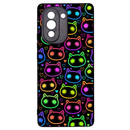 Halloween Macskak - Colored Huawei Nova 10 tok