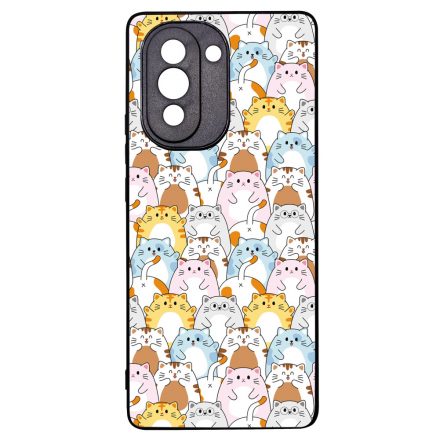 Tündéri Kawaii cica mintás Huawei Nova 10 tok