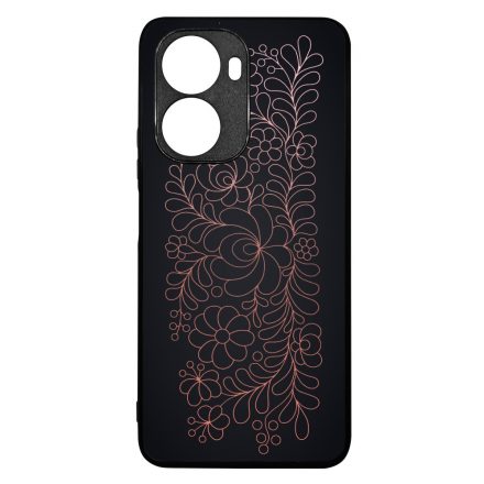 Elegáns Matyó - Rosegold magyar mintás hungarian folk Huawei Nova 10 SE tok