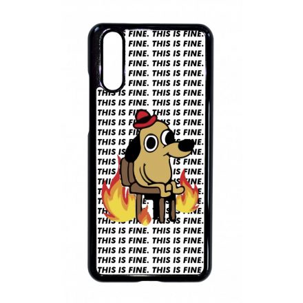 This is fine DOG kutyas meme Huawei P20 tok