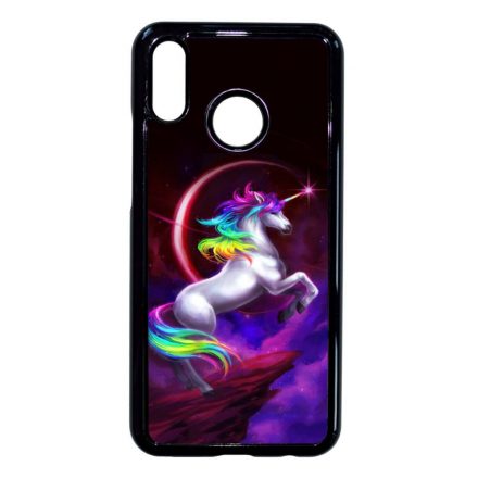 unicorn unikornis fantasy csajos Huawei P20 Lite fekete tok