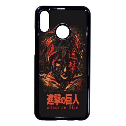 Attack on Titan AOT Eren Huawei P20 Lite fekete tok