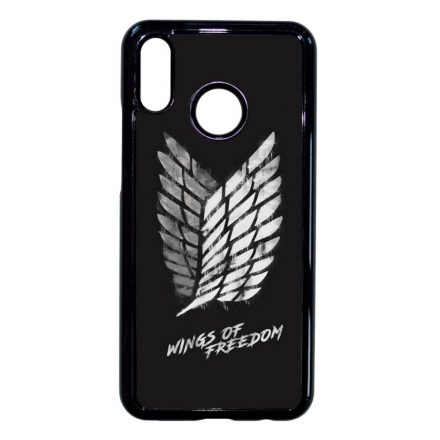 Wings of freedom Attack on titan aot Huawei P20 Lite fekete tok