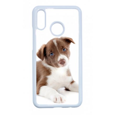 Édes Border Collie kölyök kutyus Huawei P20 Lite tok