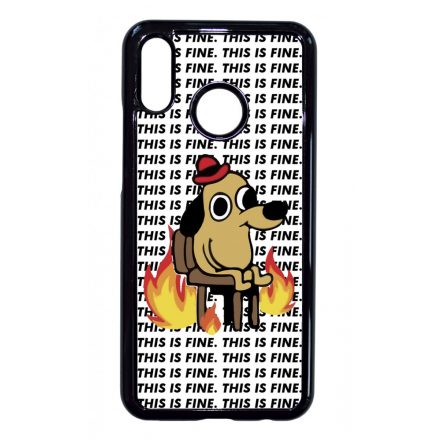 This is fine DOG kutyas meme Huawei P20 Lite tok