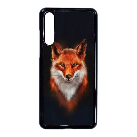 róka rókás fox Huawei P20 Pro fekete tok