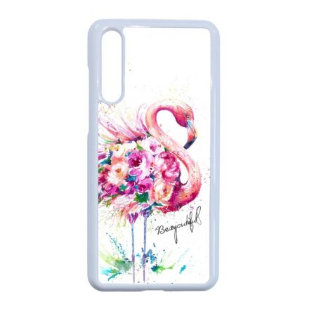 Álomszép Flamingo tropical summer nyári Huawei P20 Pro fehér tok