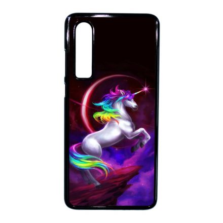 unicorn unikornis fantasy csajos Huawei P30 fekete tok