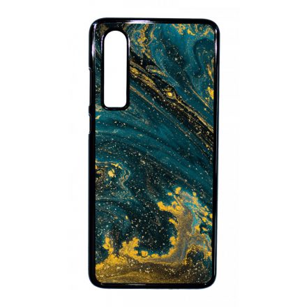 Luxury Blue Aranylo marvany Huawei P30 tok