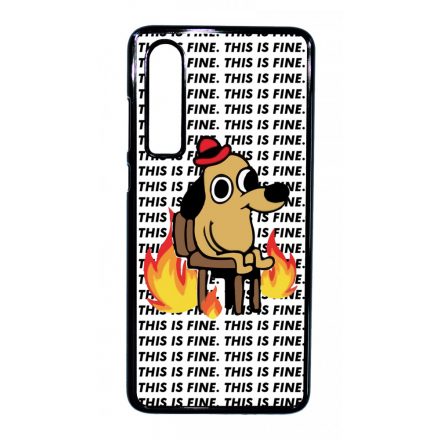 This is fine DOG kutyas meme Huawei P30 tok