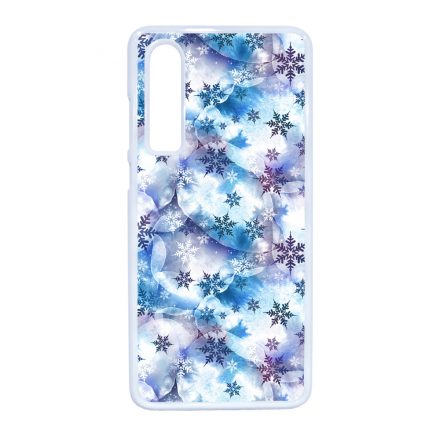 Téli Szépséges Hópihe mintás Huawei P30 tok