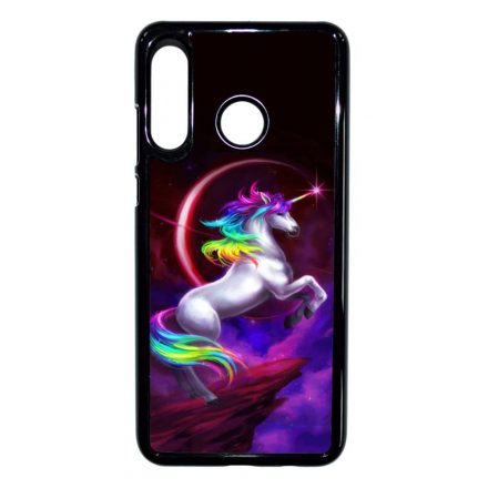 unicorn unikornis fantasy csajos Huawei P30 Lite fekete tok