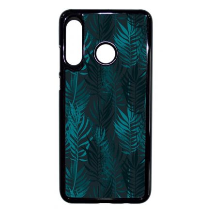 Dark Tropical - Nyári trópusi mintás Huawei P30 Lite fekete tok