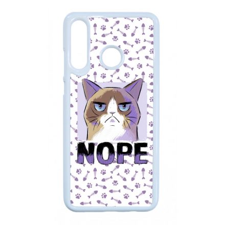 NOPE Cat Antisocial Antiszocialis Meno Trendi Huawei P30 Lite tok