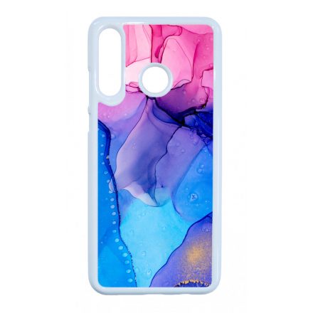 Blue Pink Gradient Ink kek rozsaszin marvanyos Huawei P30 Lite tok