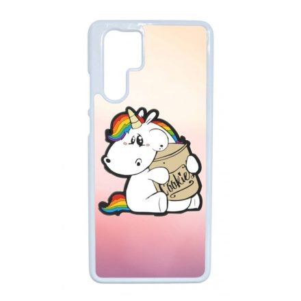 unicorn unikornis fantasy csajos Huawei P30 Pro fehér tok