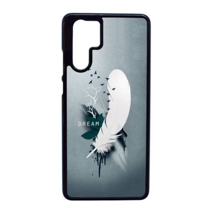 Dream - Álom - Feather, Tollas ajándék nőknek valentin napra Huawei P30 Pro fekete tok