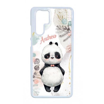 Édes kis Panda - Téli mintás Huawei P30 Pro tok