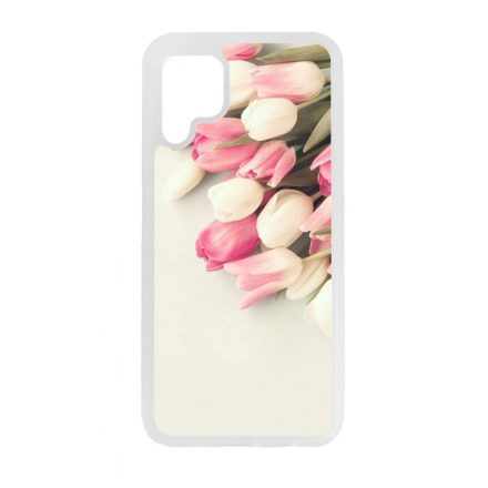 virágos tulipános tavaszi Huawei P40 Lite átlátszó tok