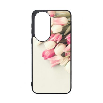 virágos tulipános tavaszi Huawei P50 tok