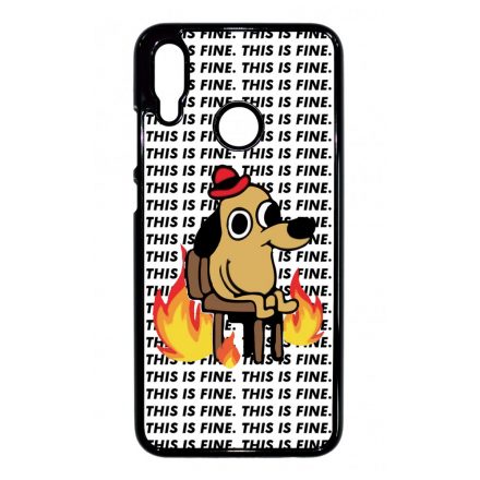 This is fine DOG kutyas meme Huawei P Smart 2019 tok